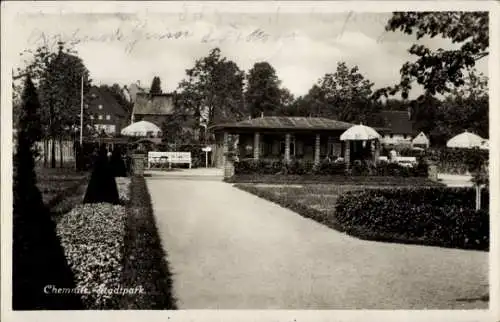 Ak Chemnitz in Sachsen, Stadtpark