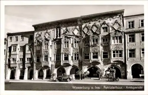 Ak Wasserburg am Inn Oberbayern, Patrizierhaus, Amtsgericht