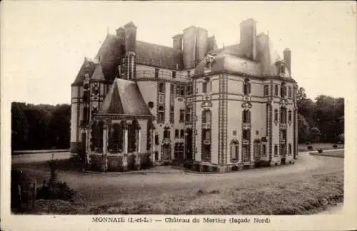 Ak Monnaie Indre et Loire, Chateau du Mortier, Nordseite