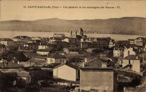 Ak Saint Raphaël Var, Vue generale, Les Montagnes des Maures