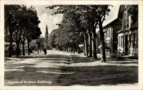 Ak Ostseebad Wustrow Fischland, Dorfstraße