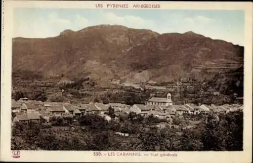 Ak Cabannes Ariege, Gesamtansicht