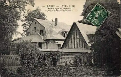 Ak Rouen Seine Maritime, Hotel Dieu