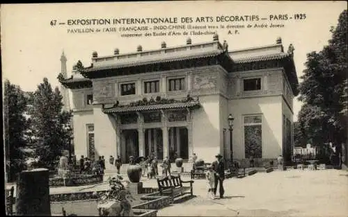 Ak Paris, Ausstellung für dekorative Kunst 1925, Pavillon Französisch-Asien