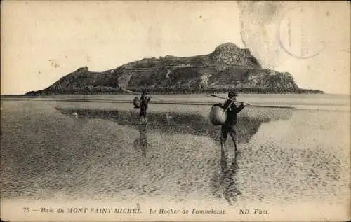 Ak Le Mont Saint Michel Manche, Baie, Rocher de Tombelaine