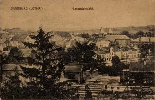 Ak Sarrebourg Saarburg Lothringen Moselle, Gesamtansicht