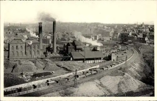 Ak Charleroi Wallonien Hennegau, Fosses Sacré Madame et Sainte Barbe, Ville Haute