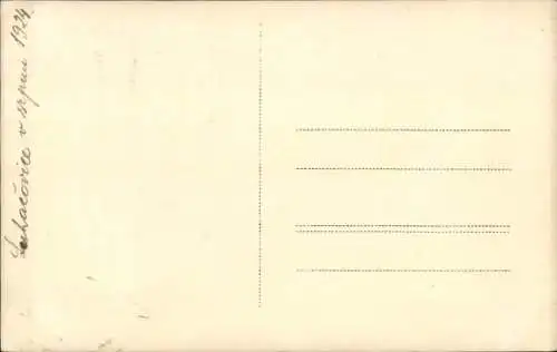 Foto Ak Luhačovice Bad Luhatschowitz Region Zlin, Gruppenbild 1924