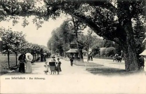 Ak Interlaken Kanton Bern Schweiz, Höheweg