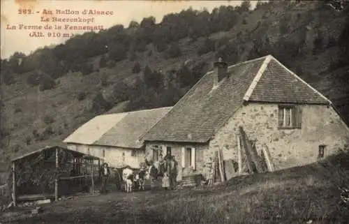 Ak Ballon d'Alsace Vosges, Bärenkopf, Ferme de la Fennematt