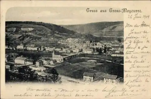 Ak Moyeuvre Grande Großmövern Lothringen Mosel, Panorama