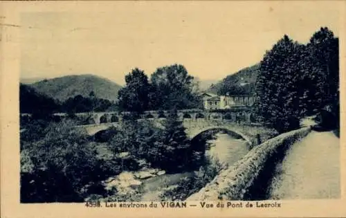 Ak Le Vigan Gard, Pont de Lacroix