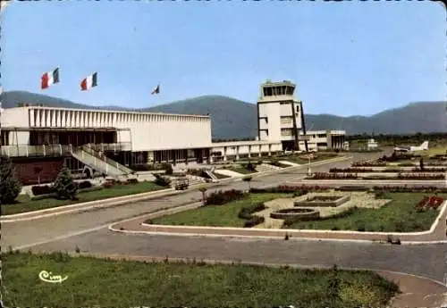 Ak Bastia Haute Corse, Poretta, Flughafen, Gesamtansicht