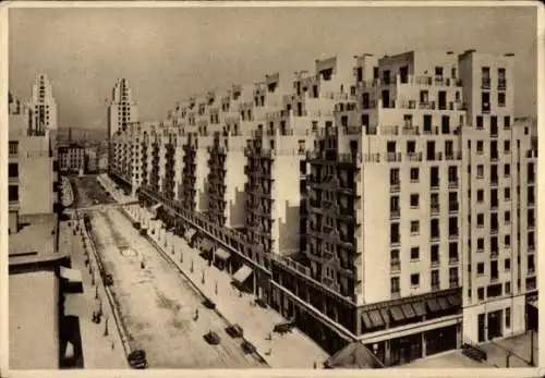 Ak Villeurbanne Rhône, Nouveau Centre d'Urbanisme, Avenue de l'Hotel de Ville