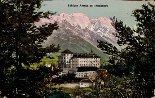 Ak Amras Innsbruck in Tirol, Schloss Ambras, Amras