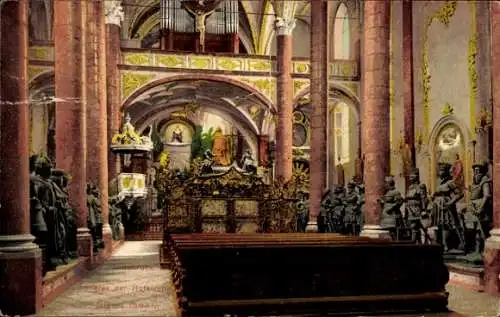 Ak Innsbruck in Tirol, Inneres der Hofkirche