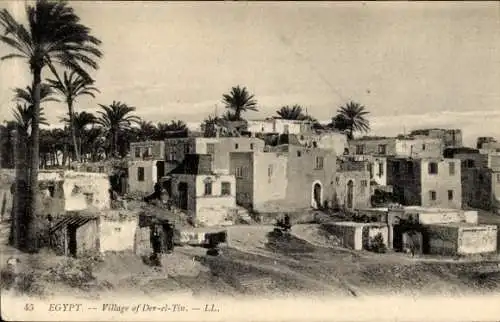 Ak Der-El-Tin Ägypten, Dorf