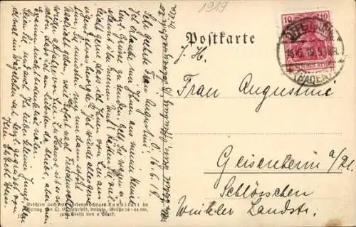 Künstler Ak Stagura, Albert, Hirtenglück