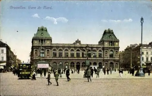 Ak Brüssel Brüssel, Gare du Nord