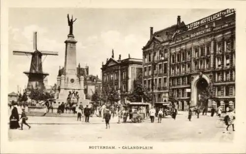 Ak Rotterdam Südholland Niederlande, Calandplein