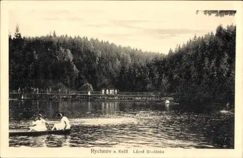 Ak Rychnov nad Kněžnou Reichenau an der Knieschna Region Königgrätz, Lazne Studanka