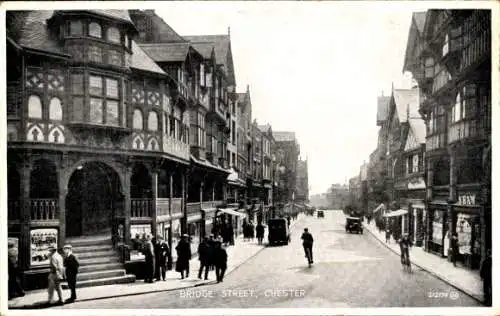 Ak Chester Cheshire England, Bridge Street