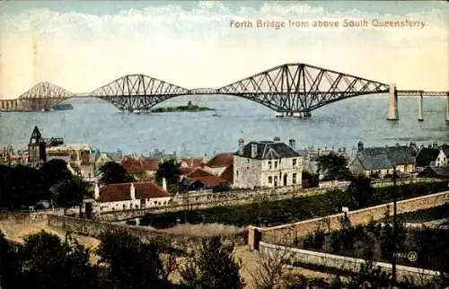 Ak South Queensferry Schottland, Forth Bridge