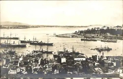 Ak Konstantinopel Istanbul Türkiye, Prinzeninseln, Kaserne, Panorama