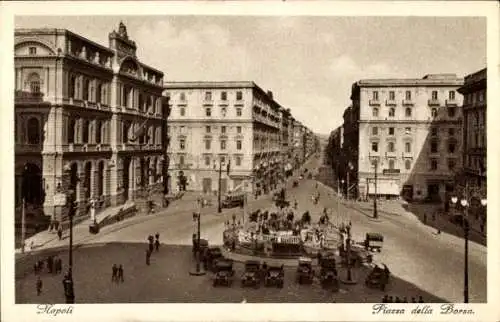 Ak Napoli Neapel Campania, Piazza della Borsa