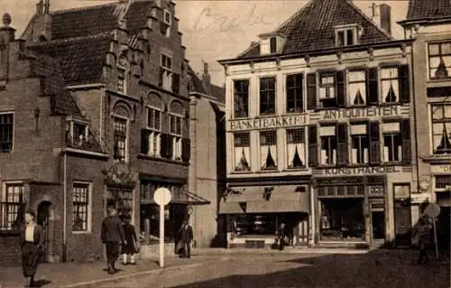 Ak Breda Nordbrabant Niederlande, Straßenpartie, Bäckerei, Geschäft