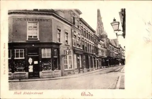 Ak Breda Nordbrabant Niederlande, Hoek Ridderstraat