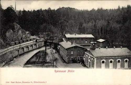 Ak Rabenau im Erzgebirge, Rabenauer Mühle