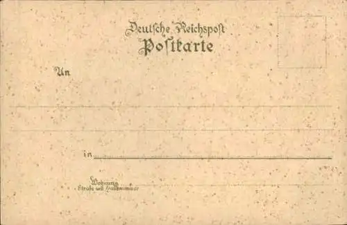 Litho Gehlberg Thüringen, Gasthof zur Gehlberger Mühle v. E. Möller, Bahnstrecke, Dampflokomotive