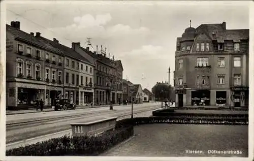 Ak Viersen in Nordrhein Westfalen, Dülkenerstraße, Geschäfte