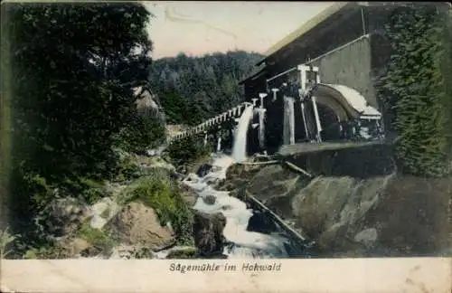 Ak Le Hohwald Elsass Bas Rhin, Sägemühle