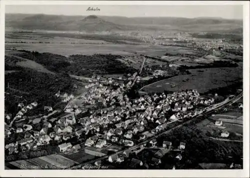 Ak Wannweil Baden Württemberg, Fliegeraufnahme