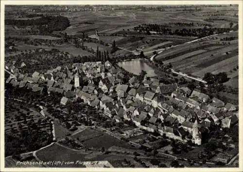 Ak Prichsenstadt in Unterfranken, Fliegeraufnahme