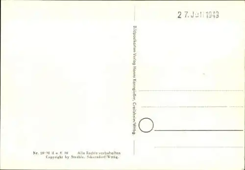 Ak Eichelsdorf Hofheim in Unterfranken, Fliegeraufnahme