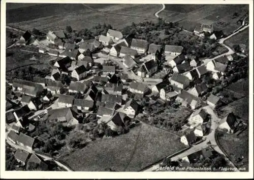 Ak Tigerfeld Pfronstetten in Baden Württemberg, Fliegeraufnahme