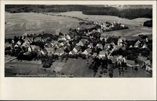 Ak Hochmössingen Oberndorf am Neckar, Fliegeraufnahme vom Ort