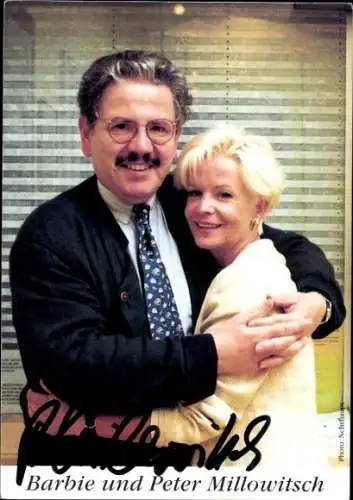 Ak Schauspieler Peter und Barbie Millowitsch, Portrait, Autogramm