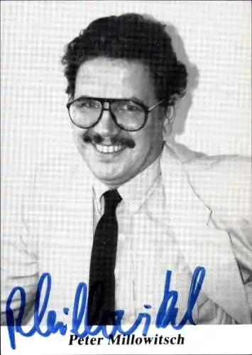 Ak Schauspieler Peter Millowitsch, Portrait, Autogramm