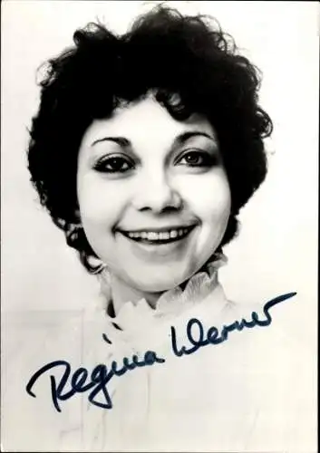 Ak Schauspielerin Regina Werner, Portrait, Autogramm