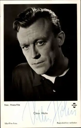 Ak Schauspieler Claus Holm, Portrait, Autogramm