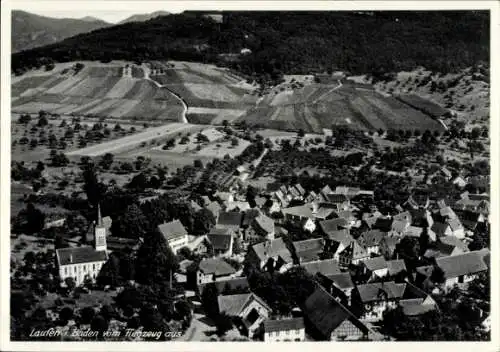 Ak Laufen Sulzburg im Breisgau Hochschwarzwald, Fliegeraufnahme