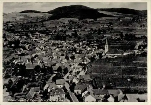 Ak Oberrotweil Vogtsburg im Kaiserstuhl, Fliegeraufnahme