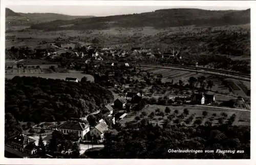 Ak Oberlauchringen Lauchringen in Baden, Fliegeraufnahme