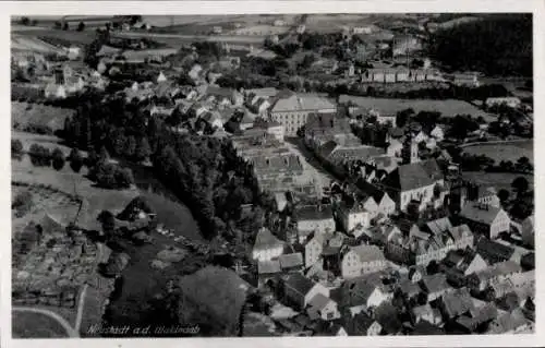 Ak Neustadt an der Waldnaab, Fliegeraufnahme