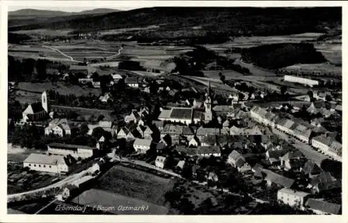 Ak Erbendorf in der Oberpfalz, Fliegeraufnahme