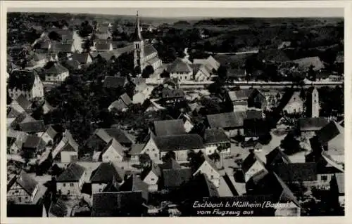 Ak Eschbach im Markgräflerland, Fliegeraufnahme